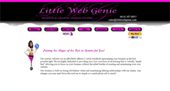 Desktop Screenshot of littlewebgenie.com