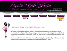 Tablet Screenshot of littlewebgenie.com